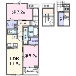 古市駅 徒歩11分 3階の物件間取画像